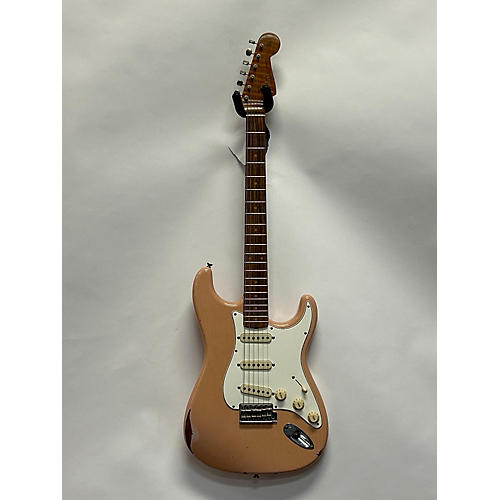 Fender Used 2019 Fender Ltd Roasted Tomatillo Strat Relic Shell Pink Solid Body Electric Guitar Shell Pink