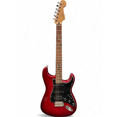 Used 2019 Fender  PLAYER STRATOCASTER HSS Candy Red Burst Solid Body Electric Guitar Candy Red Burst