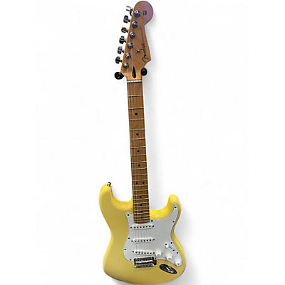 Used 2019 Fender Player Stratocaster Buttercream Solid Body Electric Guitar