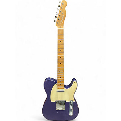 Fender Used 2019 Fender ROAD WORN TELECASTER Purple Solid Body Electric Guitar