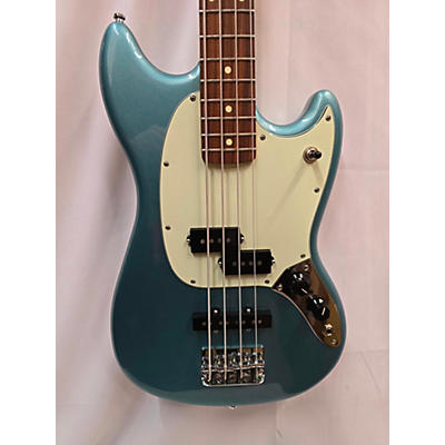 Fender Used 2019 Fender Special Edition Mustang PJ Bass Tidepool Electric Bass Guitar