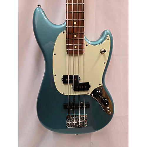 Fender Used 2019 Fender Special Edition Mustang PJ Bass Tidepool Electric Bass Guitar Tidepool