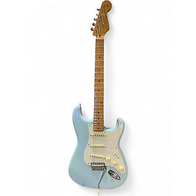 Used 2019 Fender Vintera 50s Stratocaster Sonic Blue Solid Body Electric Guitar