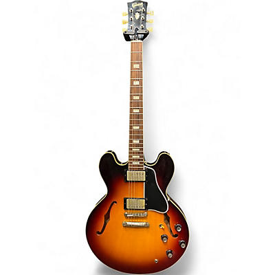 Used 2019 Gibson Custom Shop 1962 ES335 VOS Reissue Vintage Sunburst Hollow Body Electric Guitar