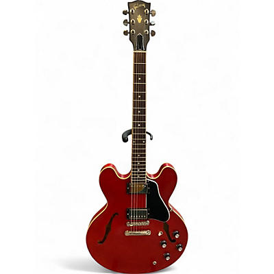 Used 2019 Gibson ES335 Memphis Satin Red Hollow Body Electric Guitar