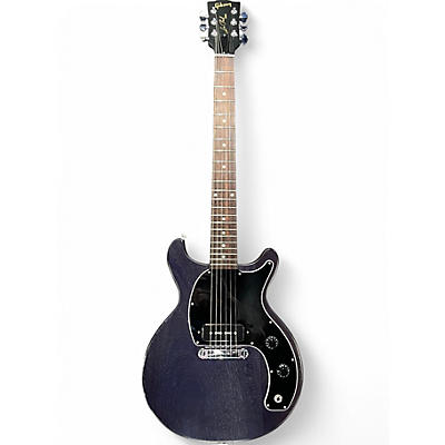 Used 2019 Gibson LES PAUL JR TRIBUTE BLUE STAIN Solid Body Electric Guitar