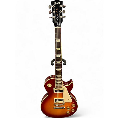 Gibson Used 2019 Gibson Les Paul Classic Cherry Sunburst Solid Body Electric Guitar Cherry Sunburst