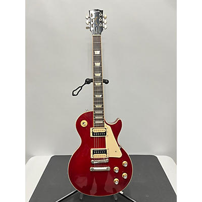 Gibson Used 2019 Gibson Les Paul Classic Transparent Cherry Solid Body Electric Guitar