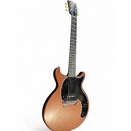 Used 2019 Gibson Les Paul Junior Double Cutaway WALNUT STAIN Solid Body Electric Guitar WALNUT STAIN