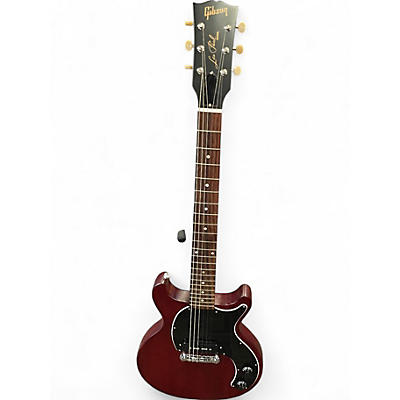 Used 2019 Gibson Les Paul Junior Tribute DC Worn Cherry Solid Body Electric Guitar