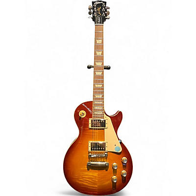 Used 2019 Gibson Les Paul Standard Iced Tea Solid Body Electric Guitar