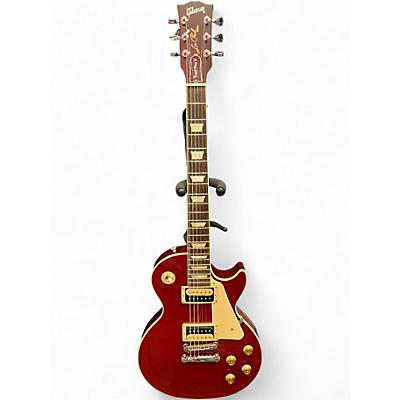 Used 2019 Gibson Les Paul Traditional Plus sparkling burgundy metallic Solid Body Electric Guitar