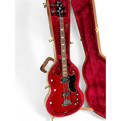 Used 2019 Gibson SG Bass Cherry Electric Bass Guitar