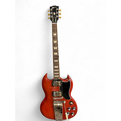 Used 2019 Gibson SG Custom Maestro Reissue Faded Cherry Solid Body Electric Guitar