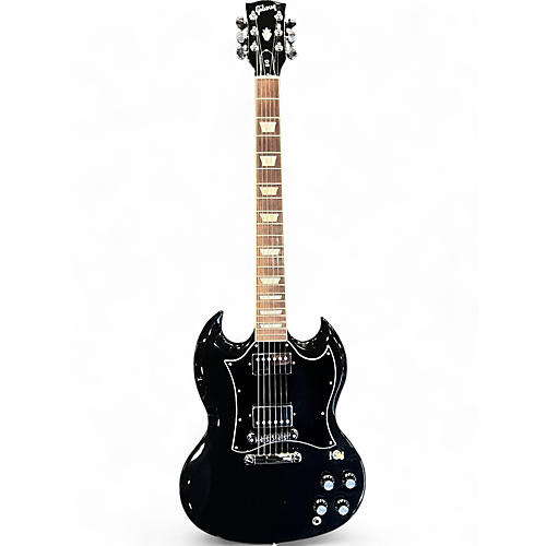 Used 2019 Gibson SG Standard Ebony Solid Body Electric Guitar Ebony