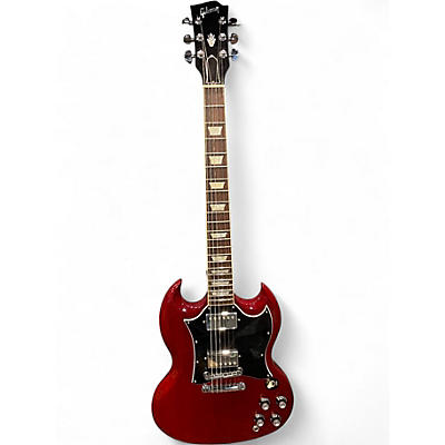 Used 2019 Gibson SG Standard Trans Red Solid Body Electric Guitar