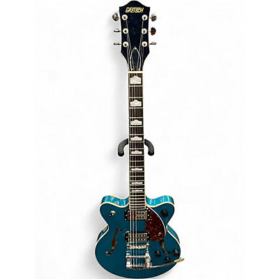 Used 2019 Gretsch Guitars G2657T Ocean Turquoise Hollow Body Electric Guitar