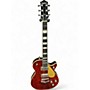 Used 2019 Gretsch Guitars G6228FM Players Edition Jet™ BT with V-Stoptail and Flame Ma RED Solid Body Electric Guitar RED