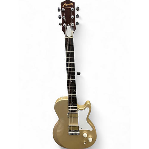 Used 2019 Harmony Jupiter Gold Solid Body Electric Guitar Gold