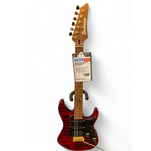 Used 2019 Ibanez SLM10-TRM Trans Red Solid Body Electric Guitar Trans Red