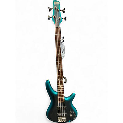 Used 2019 Ibanez SR300E Turquoise Burst Electric Bass Guitar