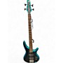 Used 2019 Ibanez SR300E Turquoise Burst Electric Bass Guitar Turquoise Burst