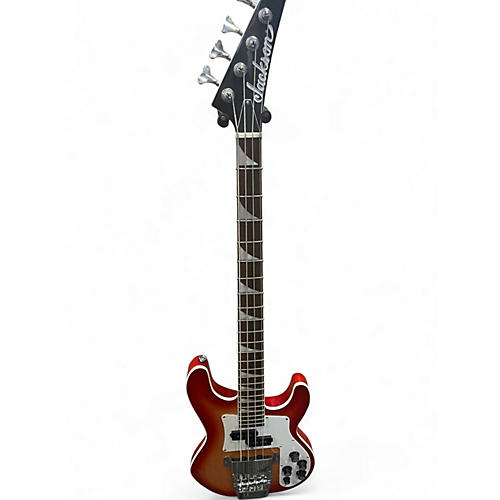 Used 2019 Jackson CBXNT DX IV Cherry Sunburst Electric Bass Guitar Cherry Sunburst