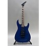 Used Jackson Used 2019 Jackson JS34Q Dinky Quilted Trans Blue Solid Body Electric Guitar Quilted Trans Blue