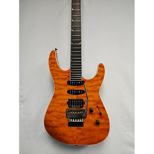 Jackson Used 2019 Jackson Pro Sries Solosit SL3Q MAH Dark Amber Solid Body Electric Guitar Dark Amber