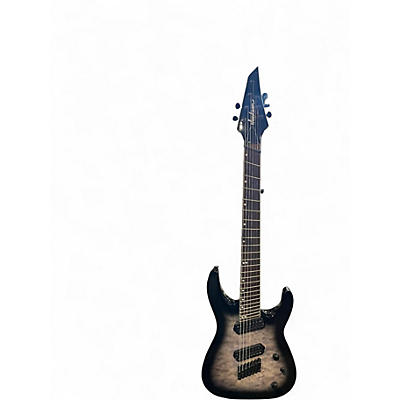 Used 2019 Jackson X Series Soloist Arch Top SLATX7Q MS Trans Charcoal Solid Body Electric Guitar