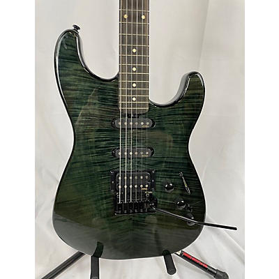 Used 2019 Lakland 65S Skyline Series Green Solid Body Electric Guitar