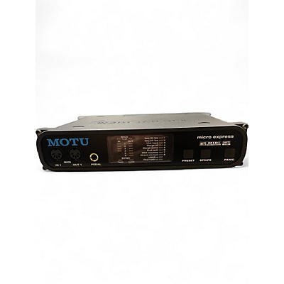 Used 2019 MOTU Micro Express Signal Processor