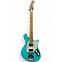 Used 2019 Malinoski Hornet Teal Solid Body Electric Guitar Teal