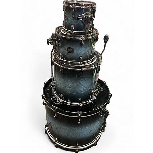 Used 2019 Mapex 4 Piece SATURN V DEEP WATER BURL Drum Kit DEEP WATER BURL