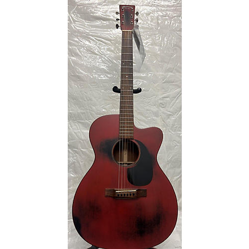 Martin Used 2019 Martin Martin OMC-15ME Streetmaster Special Weathered Red Acoustic Guitar Weathered Red