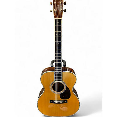 Used 2019 Martin OM42 Natural Acoustic Guitar