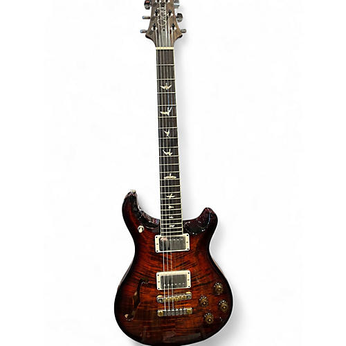Used 2019 PRS 10 TOP MCCARTY 594 DOUBLE CUT Dark Cherry Burst Hollow Body Electric Guitar Dark Cherry Burst
