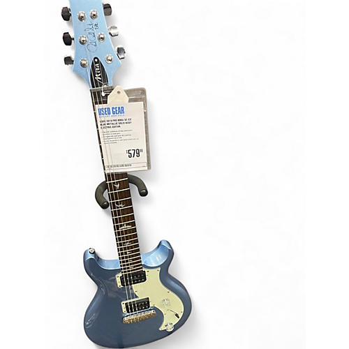 Used 2019 PRS Mira SE Ice Blue Metallic Solid Body Electric Guitar Ice Blue Metallic