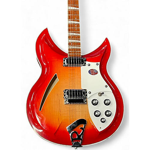 Used 2019 Rickenbacker 381V69 Fireglo Hollow Body Electric Guitar Fireglo
