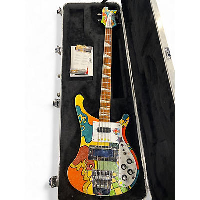 Used 2019 Rickenbacker 4003S Custom Graphic Electric Bass Guitar