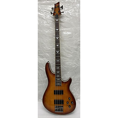 Schecter Guitar Research Used 2019 Schecter Guitar Research Omen Extreme 4 String Vintage Sunburst Electric Bass Guitar