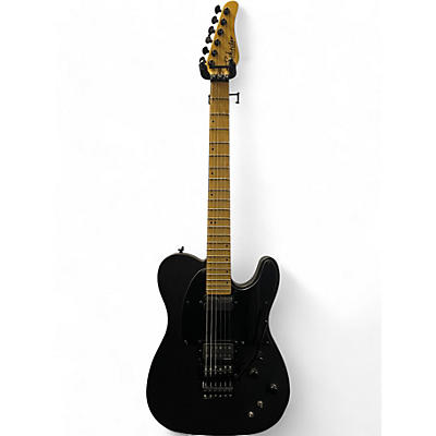 Schecter Guitar Research Used 2019 Schecter Guitar Research ptfrs Satin Black Solid Body Electric Guitar