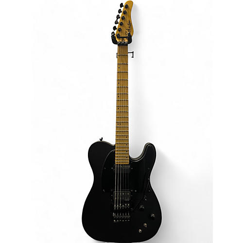 Schecter Guitar Research Used 2019 Schecter Guitar Research ptfrs Satin Black Solid Body Electric Guitar Satin Black