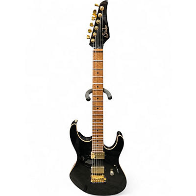 Used 2019 Shur MODERN CUSTOM Black Solid Body Electric Guitar