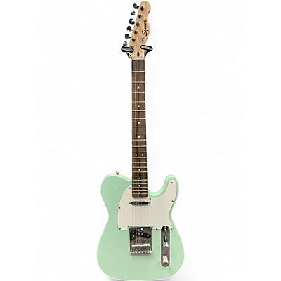 Used 2019 Squier Affinity Telecaster Surf Green Solid Body Electric Guitar