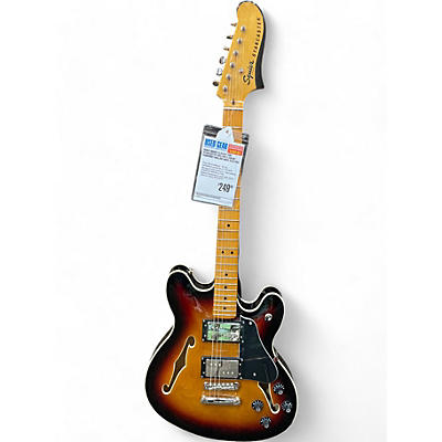 Squier Used 2019 Squier Classic Vibe Starcaster Hollow 3 Color Sunburst Hollow Body Electric Guitar