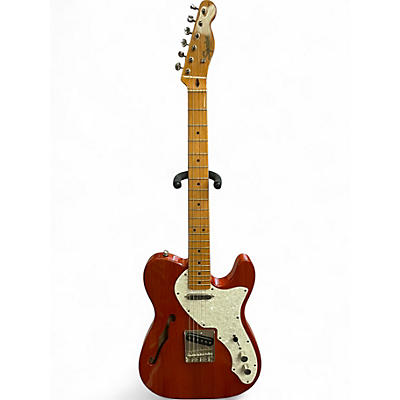 Used 2019 Squier Classic Vibe Telecaster Thinline Natural Hollow Body Electric Guitar