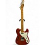 Used 2019 Squier Classic Vibe Telecaster Thinline Natural Hollow Body Electric Guitar Natural