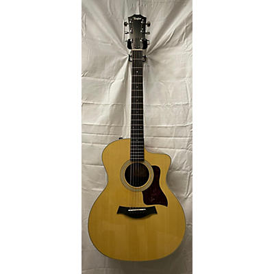 Taylor Used 2019 Taylor 214CE Koa Natural Acoustic Electric Guitar