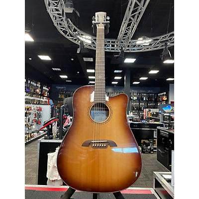 Alvarez Used 2020 Alvarez AD60CE Artist Series Dreadnought Shadow Burst Acoustic Electric Guitar